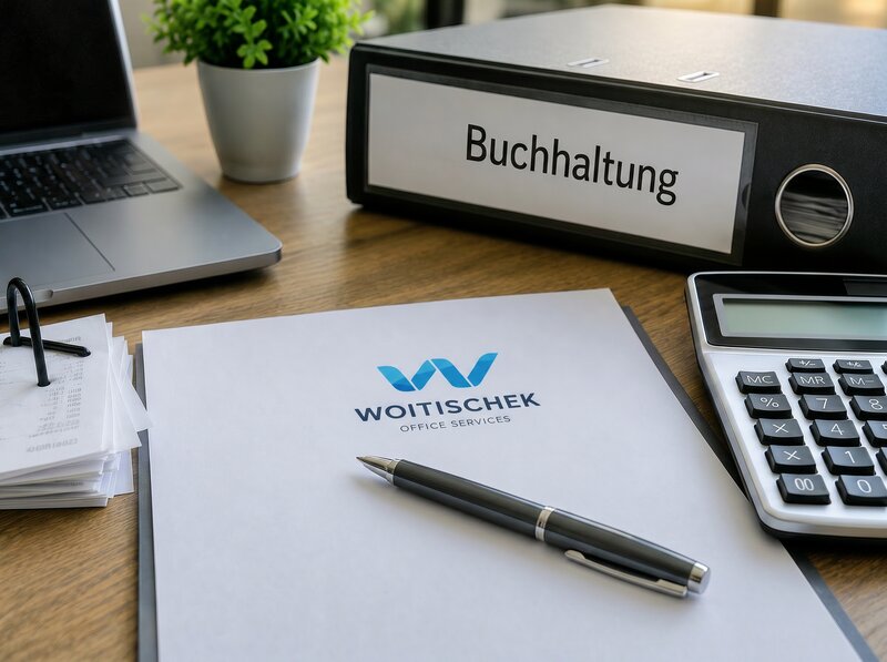 Professionelle Bilanzbuchhaltung bei Woitischek Office Services